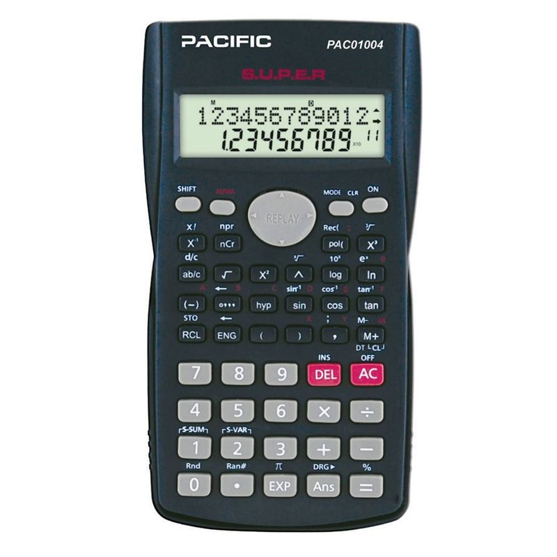 PACIFIC - Calculadora Científica 240 Fun Pacific Pac01004 Negro