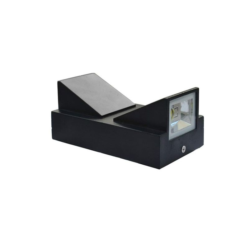 GENERICO - APLIQUE LED INTEGRADO DOBLE NEGRO