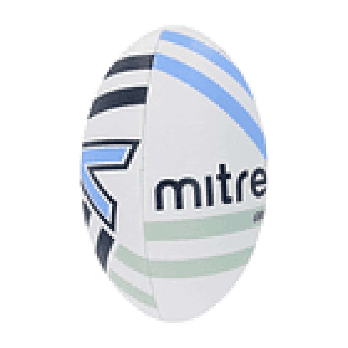 MITRE - Balon Rugby Grid Mitre Blanco T.5