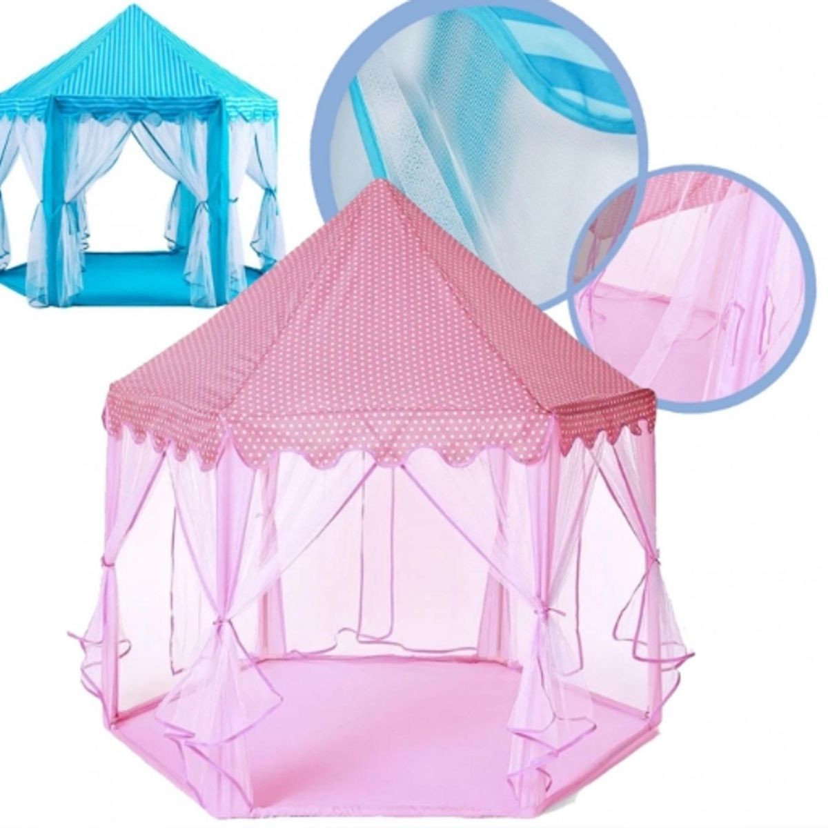 GENERICO - Carpa Infantil Castillo Tull Celeste