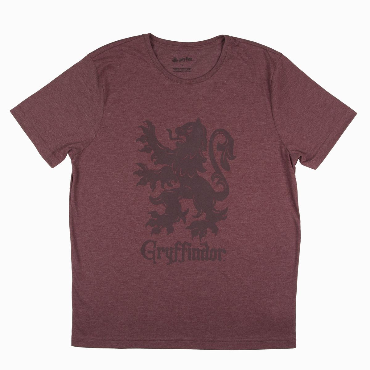 WARNER BROSS - Polera Hombre Gryffindor Burdeo Harry Potter