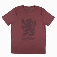 WARNER BROSS - Polera Hombre Gryffindor Burdeo Harry Potter