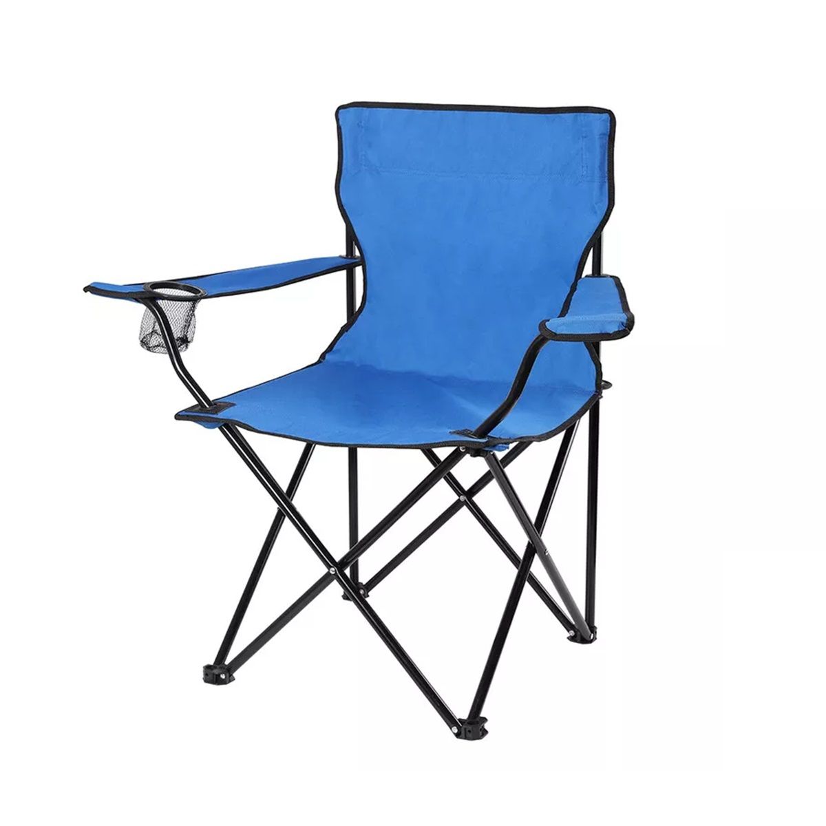 GENERICO - Silla Plegable Silla De Playa Camping Porta Vaso Portatil
