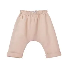 WARMI - Pantalon mauricio lino beige