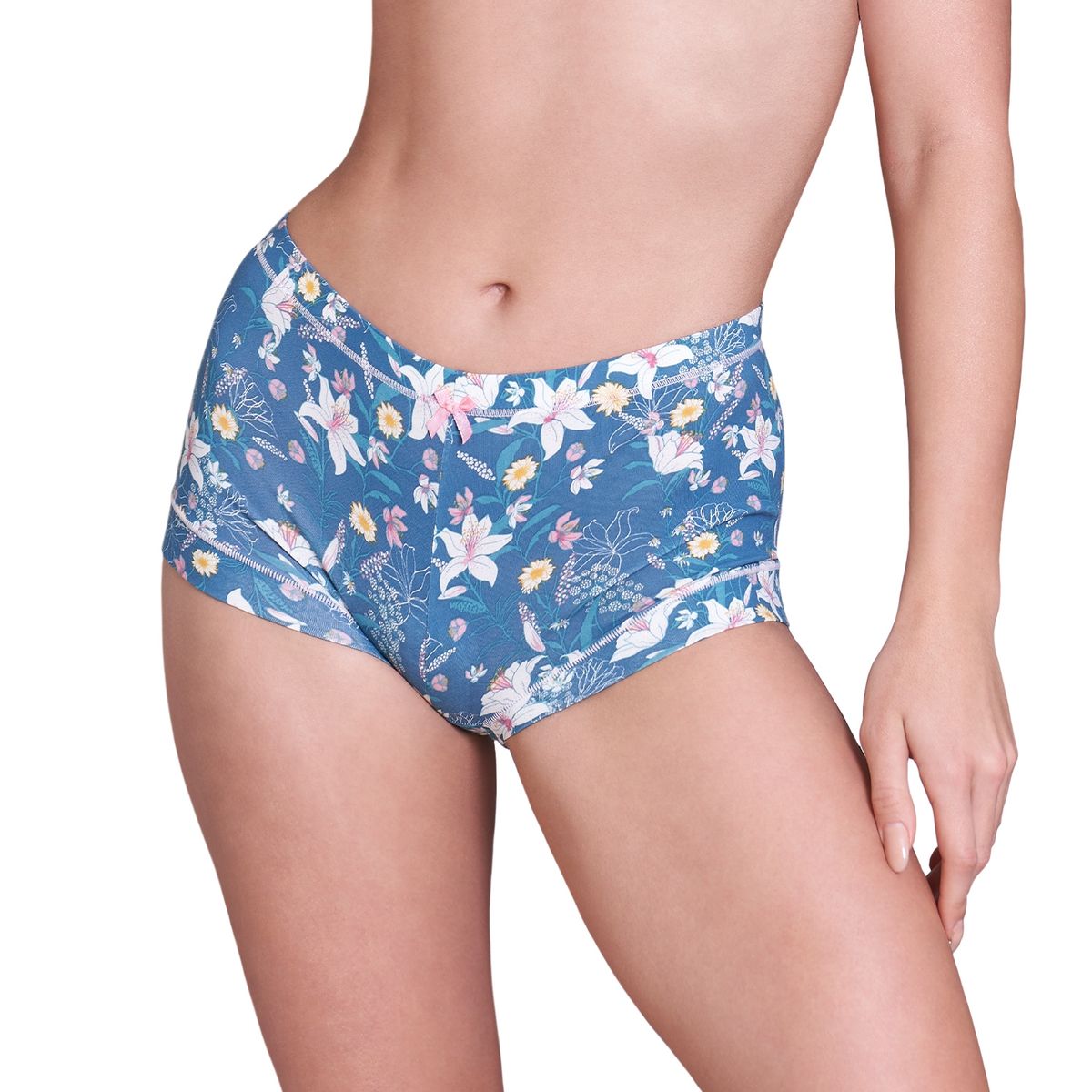 BAZIANI - Calzón Pantaleta Estampada algodón Lycra Mujer 20527