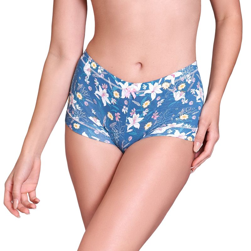 BAZIANI - Calzón Pantaleta Estampada algodón Lycra Mujer 20527
