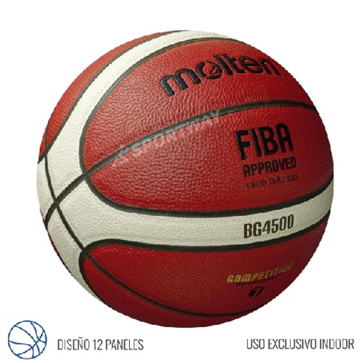 MOLTEN - Balon Basquetbol Molten BG4500 LNB Talla 7