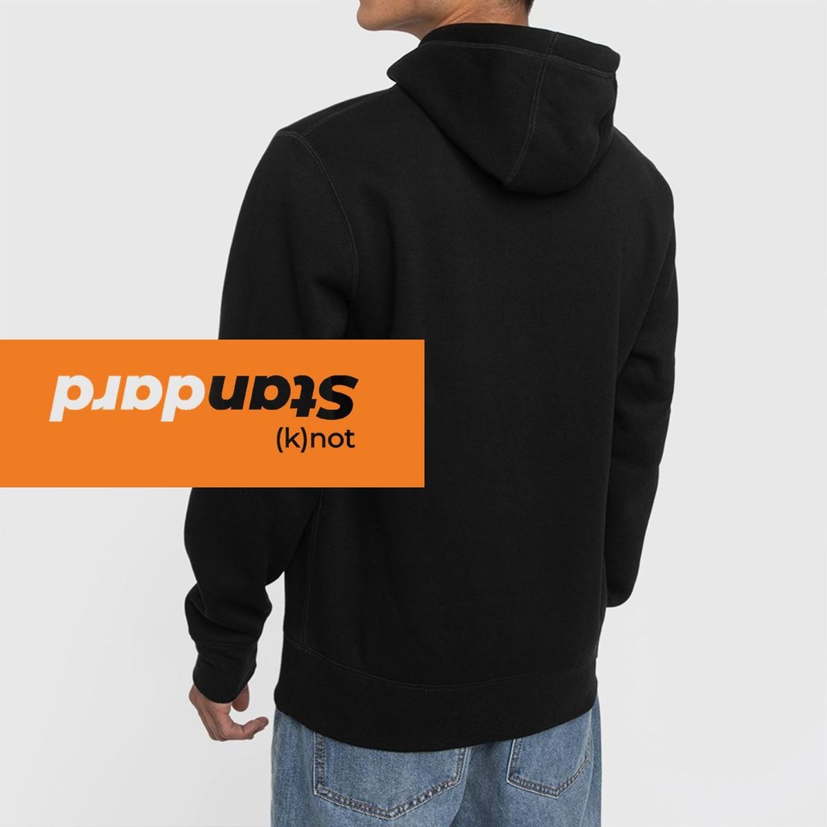 STANDARD - Poleron Hombre Canguro Algodon Standard Butter con Capucha