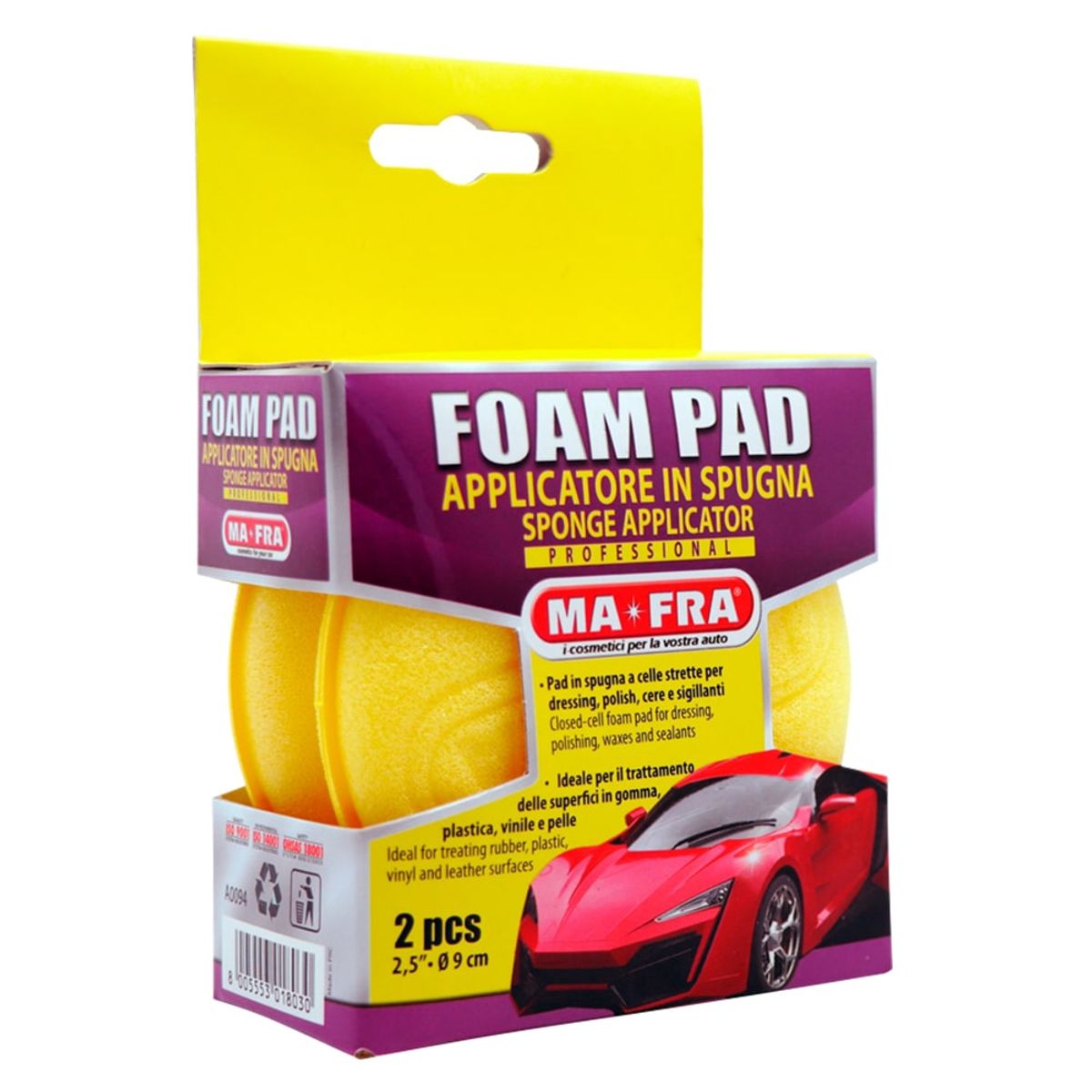 MAFRA - Aplicador de Esponja para Ceras Autos