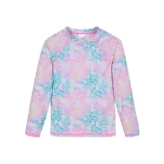 H2O - Polera de baño niña M/L filtro UV Flores