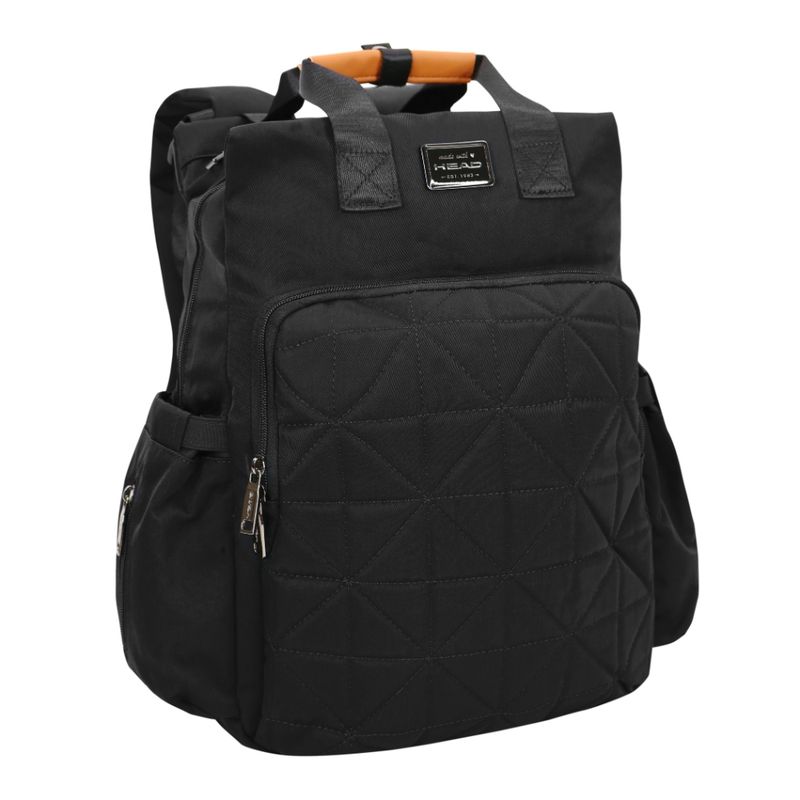 HEAD - Mochila Pañalera Maternal New Bloom Negro Head