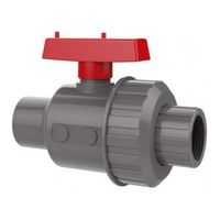Válvula De Bola Pvc-u 50mm Hilo Hi-hi Marca