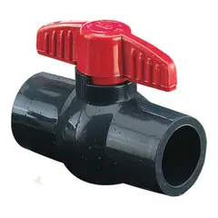GENERICO - Válvula De Bola Pvc Cementar 1 1/2 , 50mm. Marca Ld