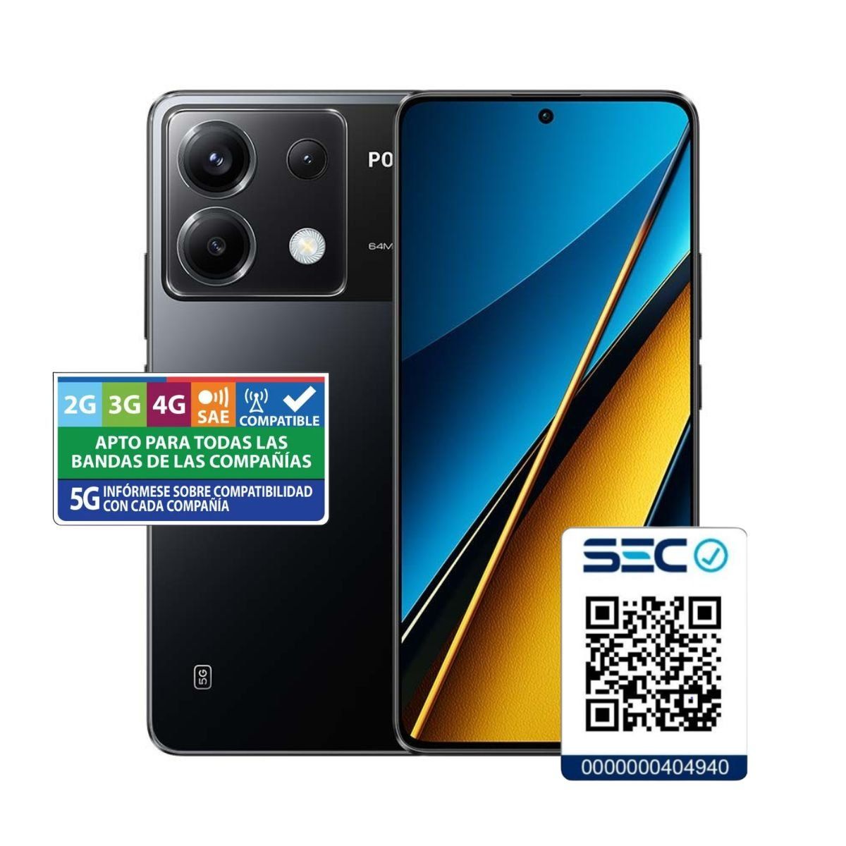 XIAOMI - Xiaomi POCO X6 5G 8GB256GB Negro