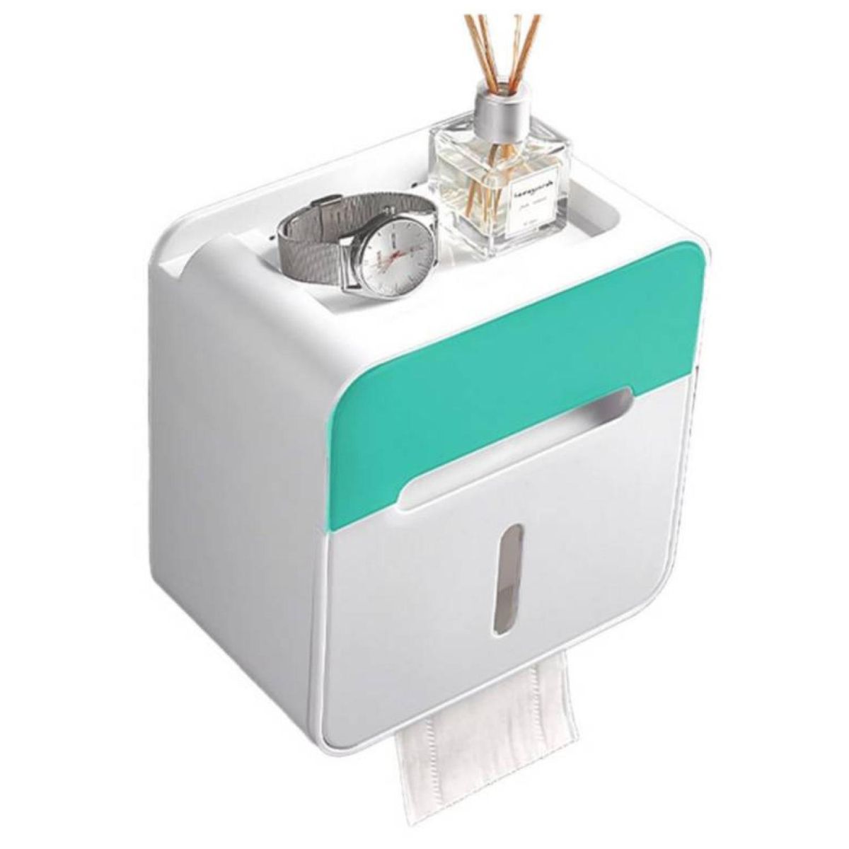 GENERICO - Dispensador Y Organizador De Papel Higienico Y Pañuelos