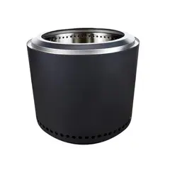 KALTEMP - Brasero K-Fire Negro Sin Humo Acero Inoxidable