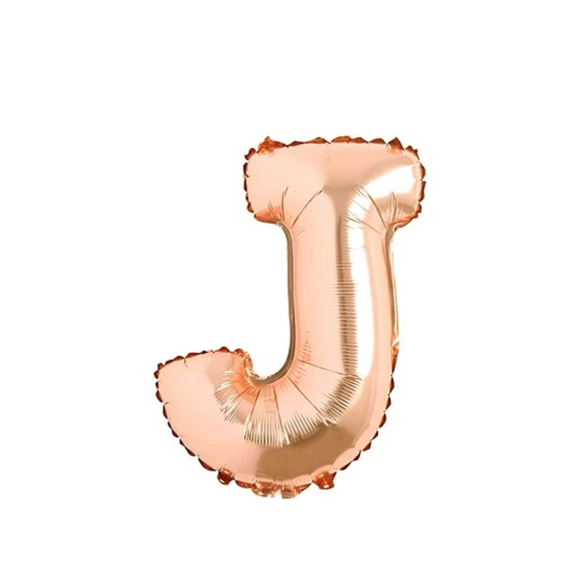 GENERICO - Globo Metalizado Letra "J" Oro Rosado 40 pulgadas