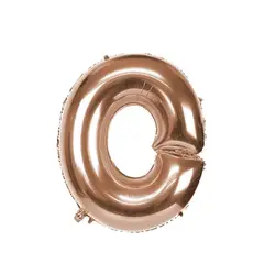 GENERICO - Globo Metalizado Letra "O" Oro Rosado 40 pulgadas
