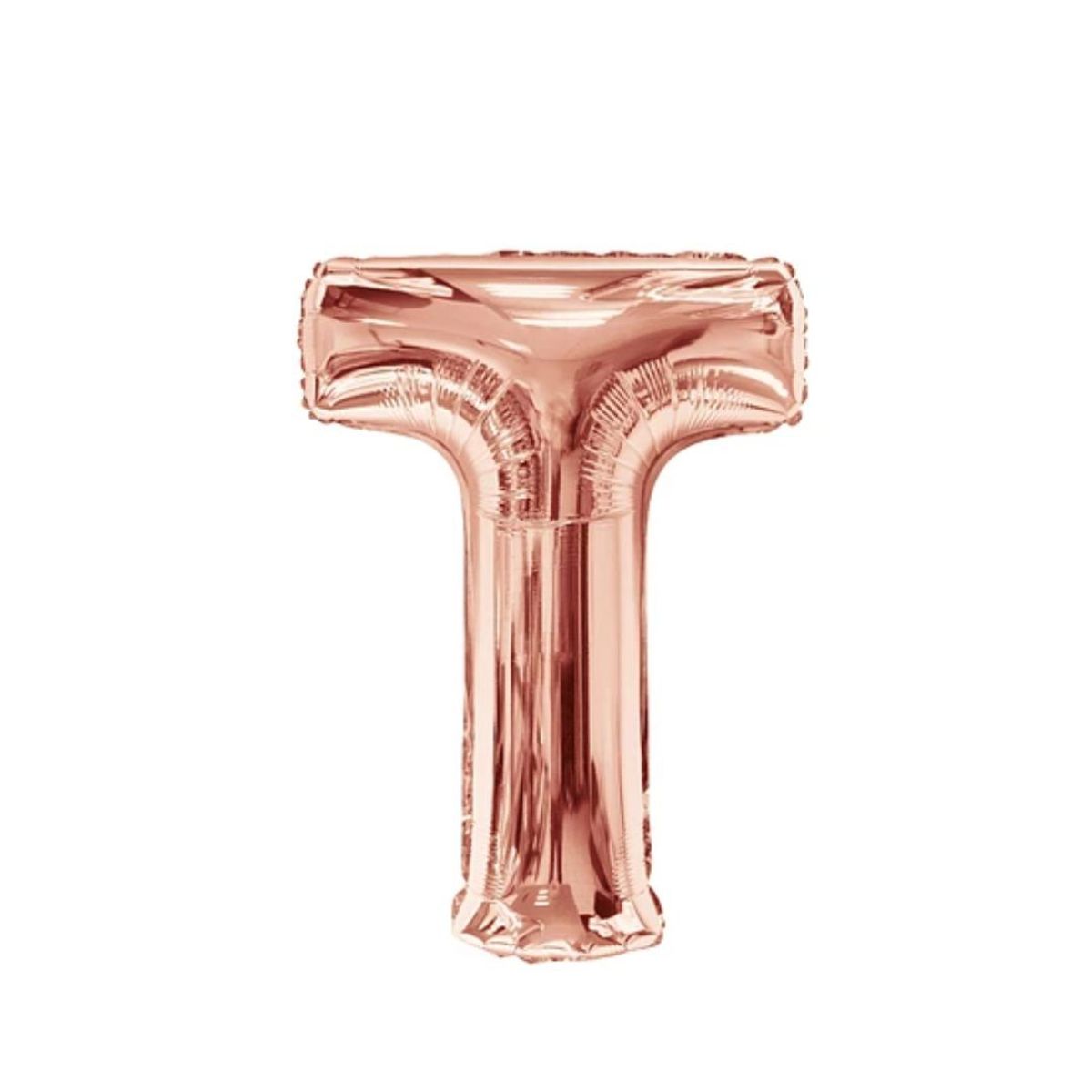 GENERICO - Globo Metalizado Letra "T" Oro Rosado 40 Pulgadas