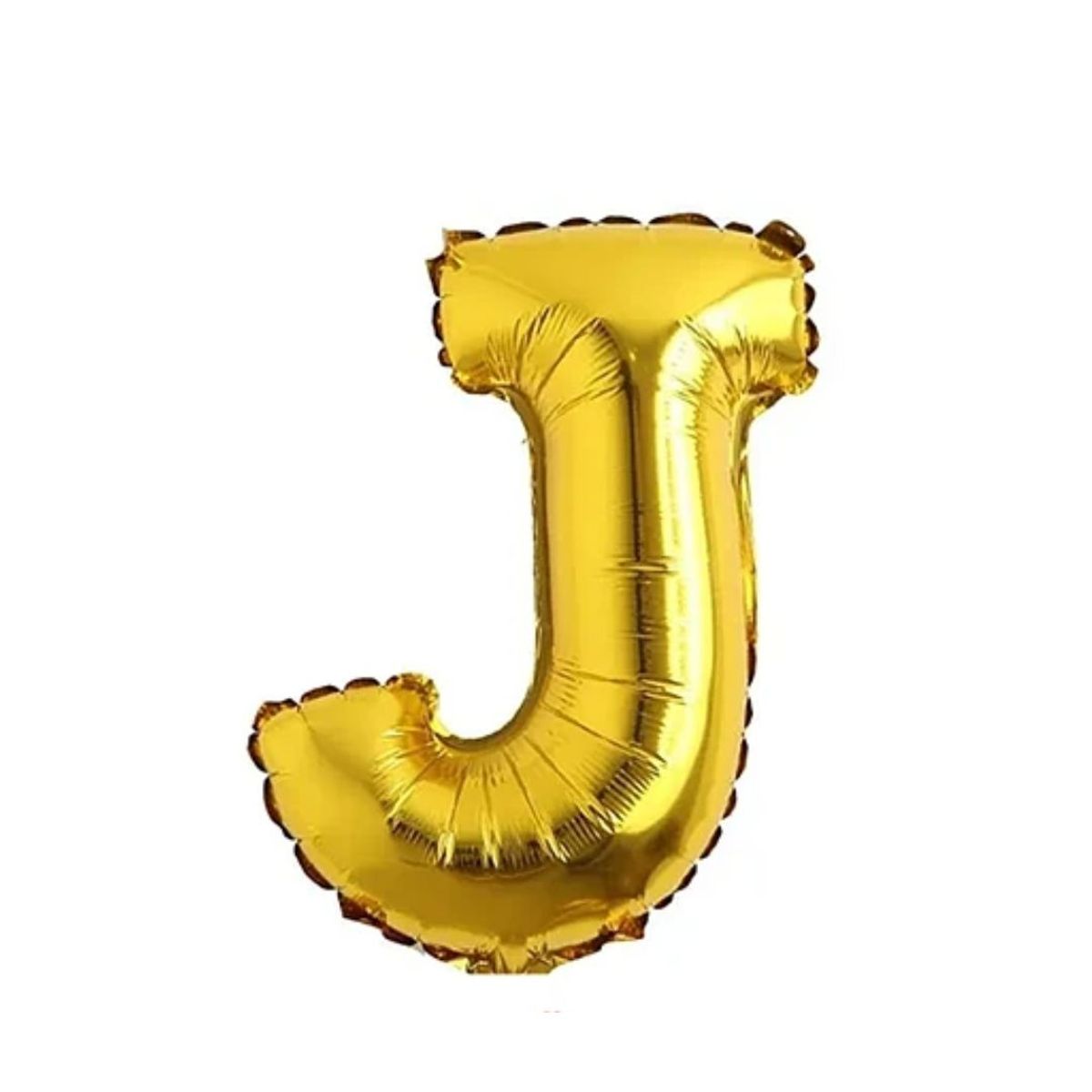 GENERICO - Globo Metalizado Letra "J" Dorado 40 pulgadas