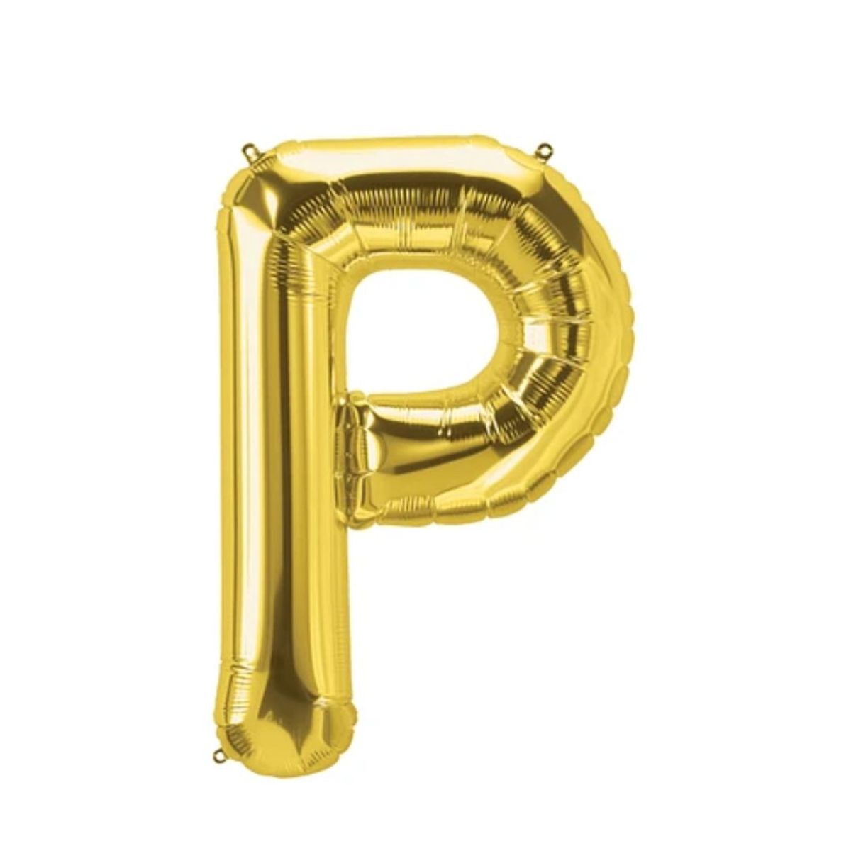 GENERICO - Globo Metalizado Letra "P" Dorado 40 Pulgadas