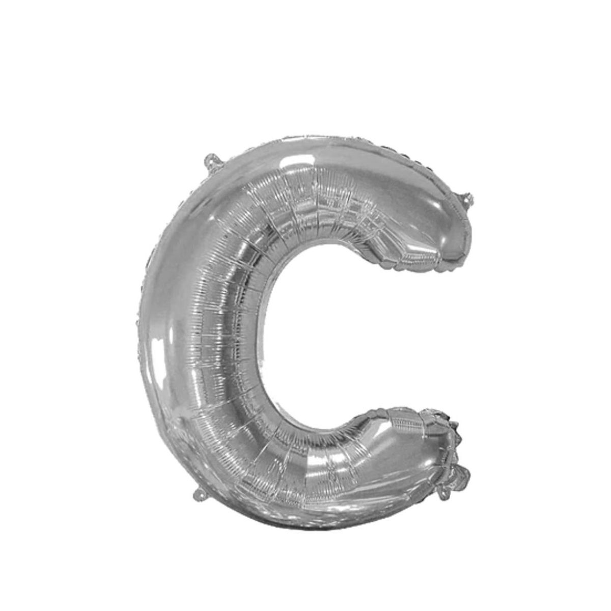 GENERICO - Globo Metalizado Letra "C" Plateado 40 Pulgadas