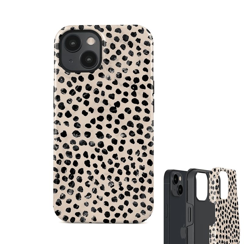 GENERICO - Funda Doble Animal Print para iPhone 15 Carcasa Leopardo