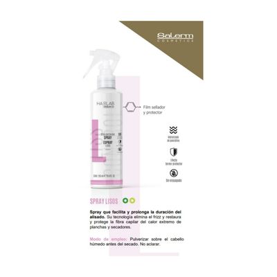 Imagen 2 del producto Hairlab Spray Straightening Lisos Protector 250ml.