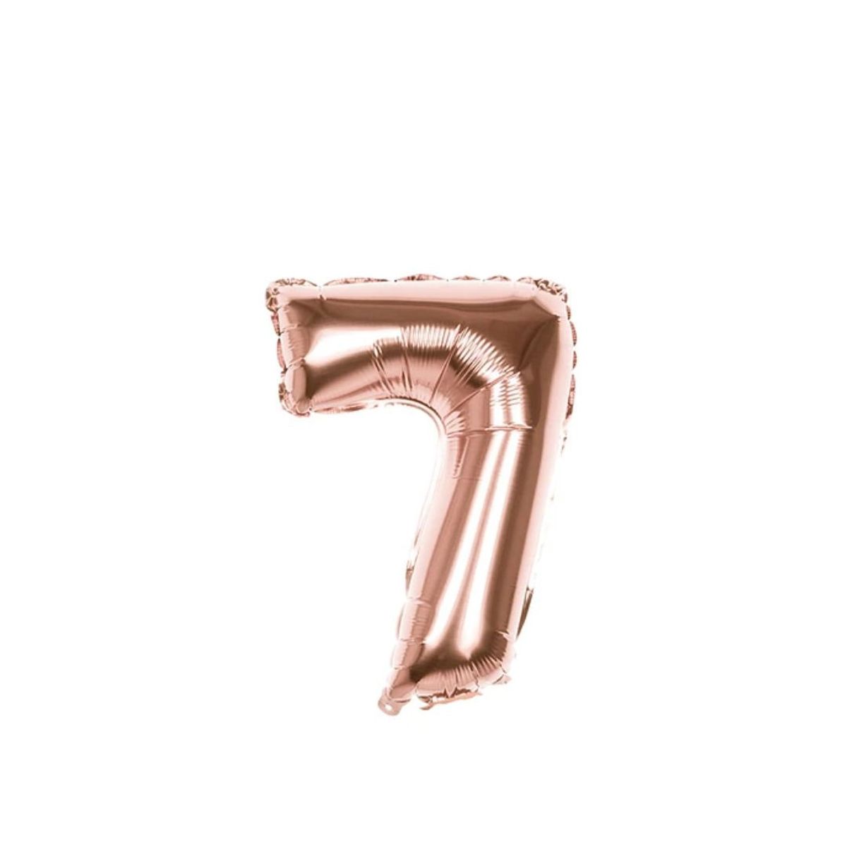 GENERICO - Globo Metalizado Numero "7" Oro Rosado 16 pulgadas