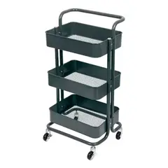 ESHOPANGIE - Carrito Organizador Almacenamiento 3 Niveles Con Ruedas