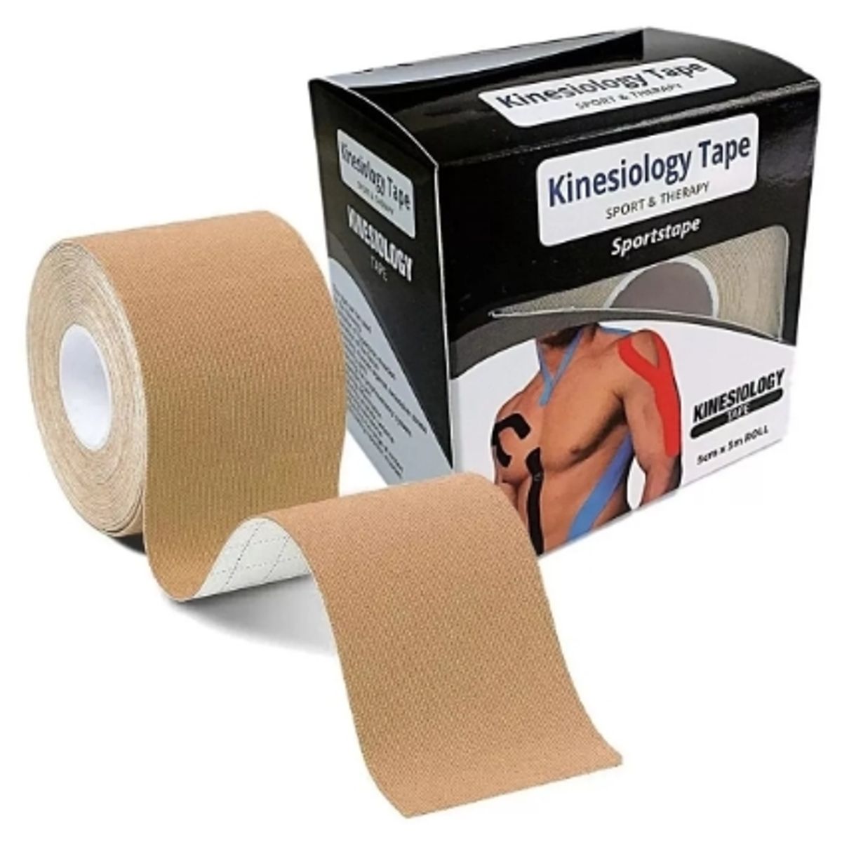 GENERICO - Tape Neuromuscular Cinta Kinesiologicas Tape Kinesiologico Azul