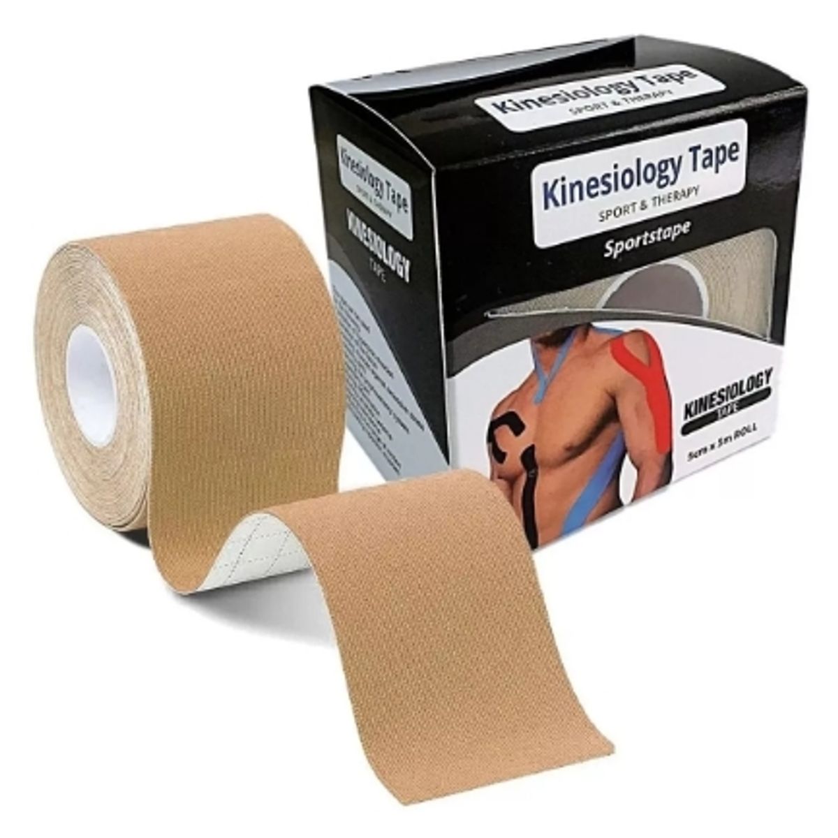 GENERICO - Tape Neuromuscular Cinta Kinesiologicas Tape Kinesiologico Azul