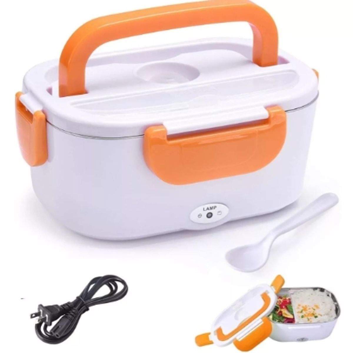 GENERICO - Taper Hermetico Contenedor Calentador Comida Lunch Box