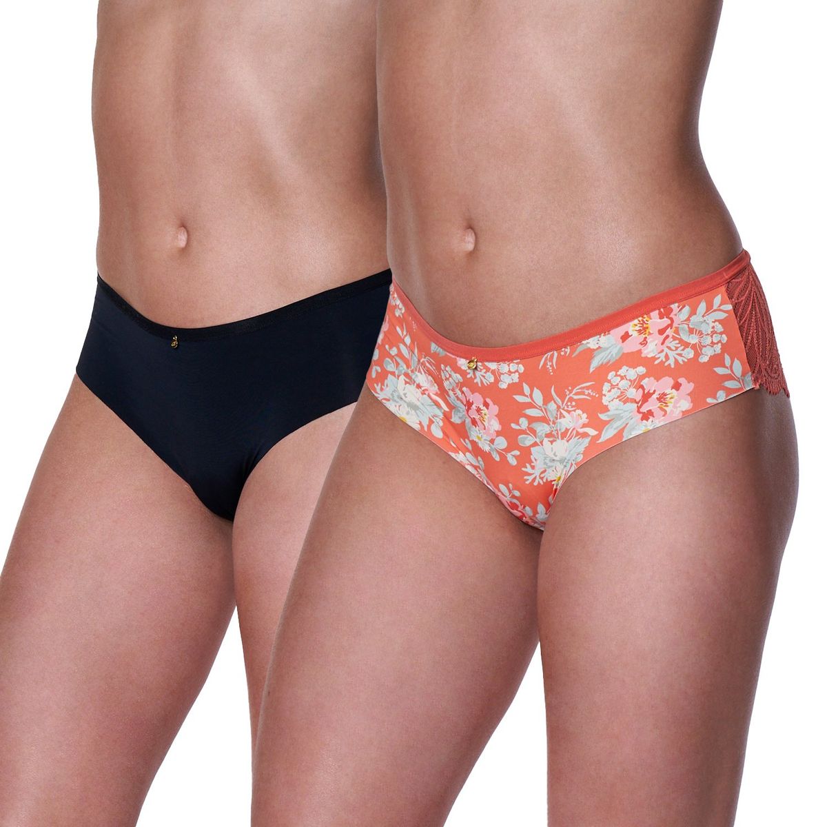 BAZIANI - Pack 2 Calzones Pantaleta Corte Laser 20552