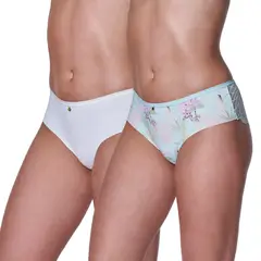 BAZIANI - Pack 2 Calzones Pantaleta Corte Laser 20552