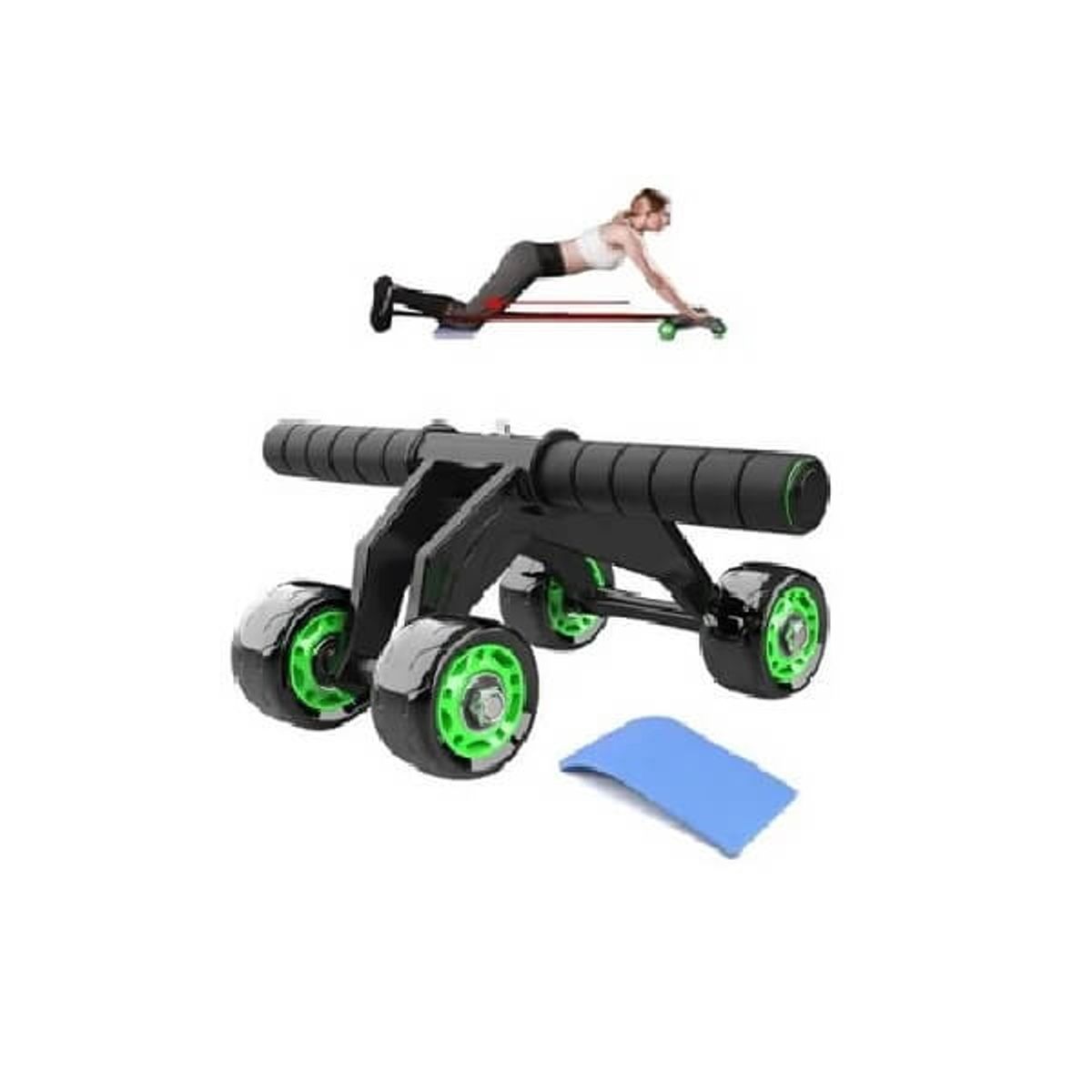 GENERICO - Rueda De Ejercicio De 4 Ruedas