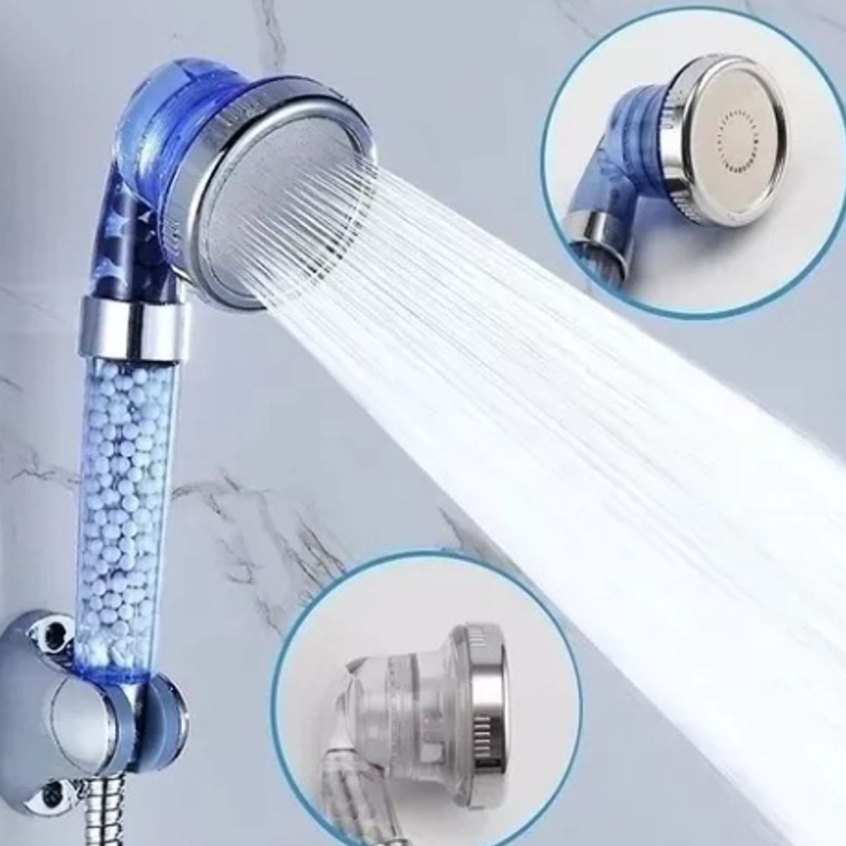 GENERICO - Mango De Ducha Spa Purificadora con Boton