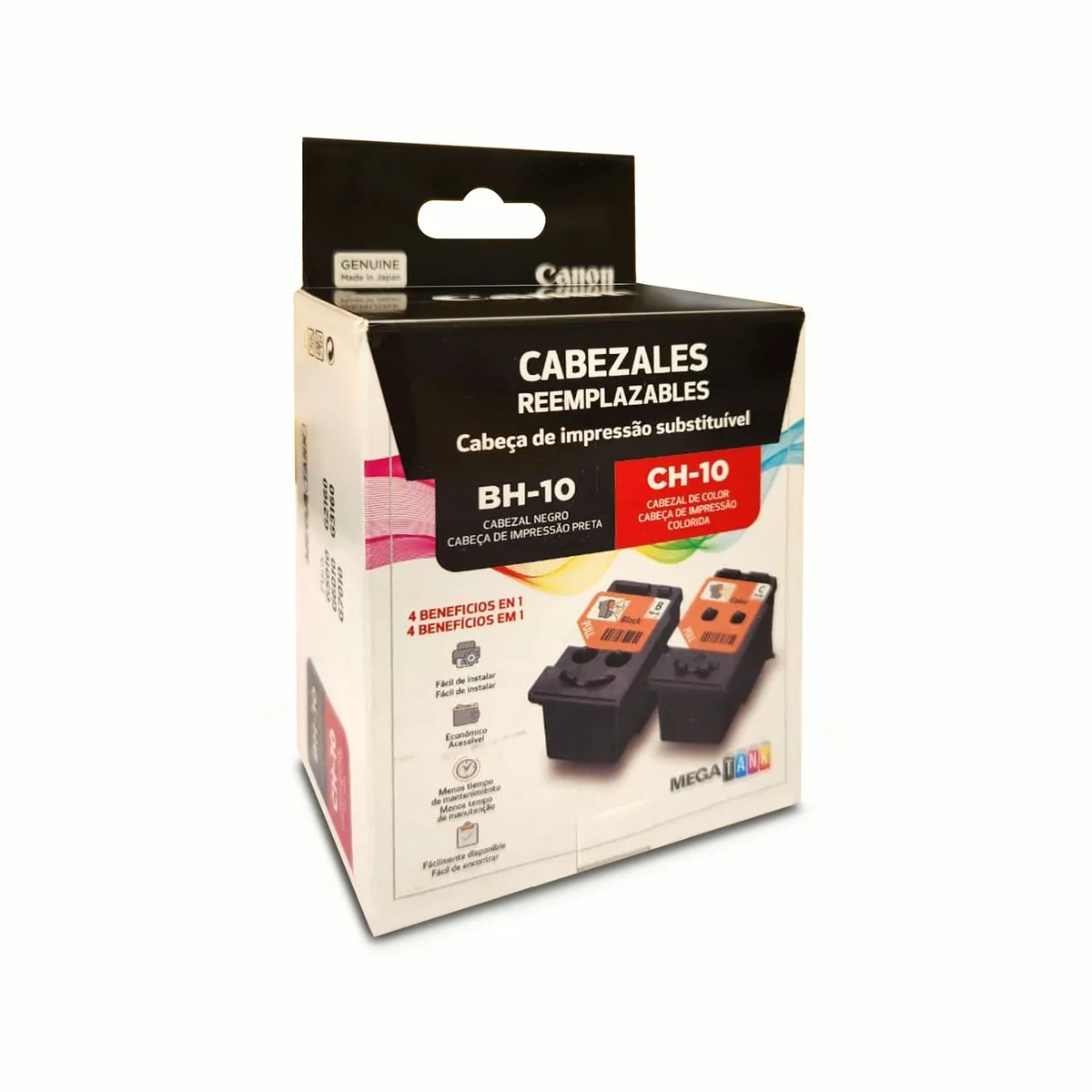 CANON - Kit 2 Cabezales Canon BH-10 Negro + CH-10 Color Gi-10 Gi-11