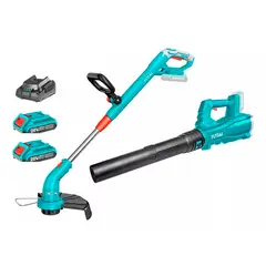 TOTAL TOOLS - Kit Soplador + Orilladora Jardin 20v Total Tosli23024