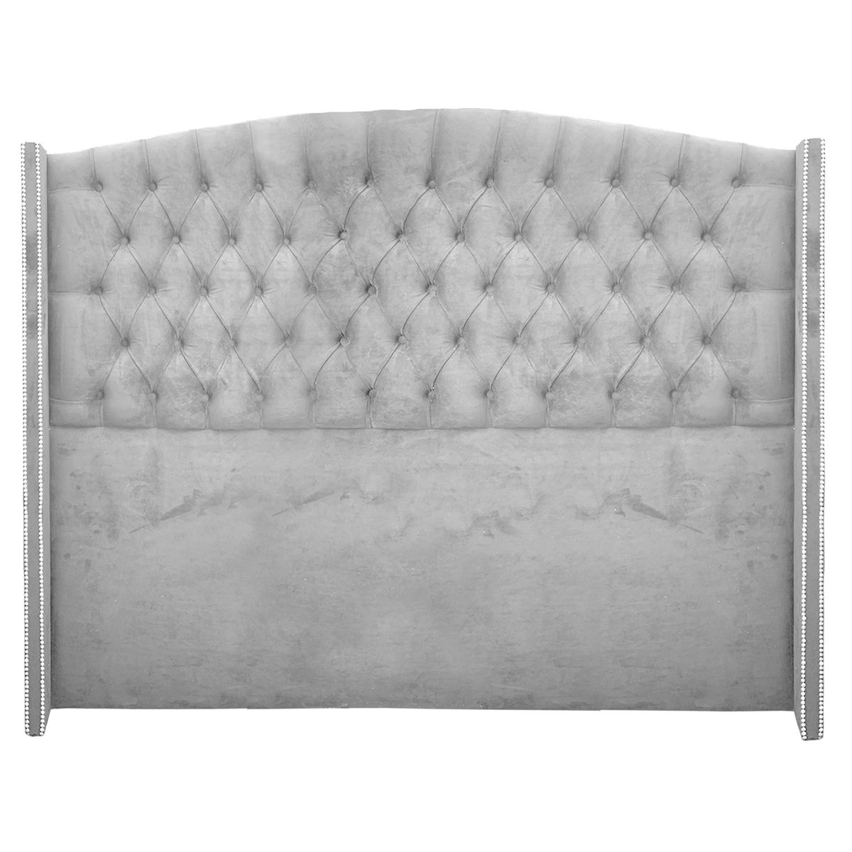 WALTHER - Respaldo Greco king gris perla