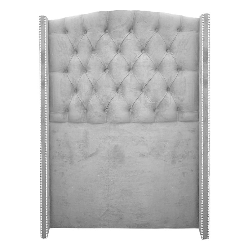 WALTHER - Respaldo Greco 1 plaza gris perla