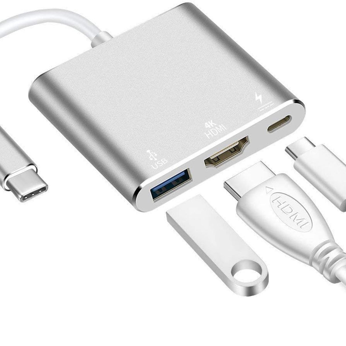 GENERICO - Adaptador multipuerto Tipo C a HDMI