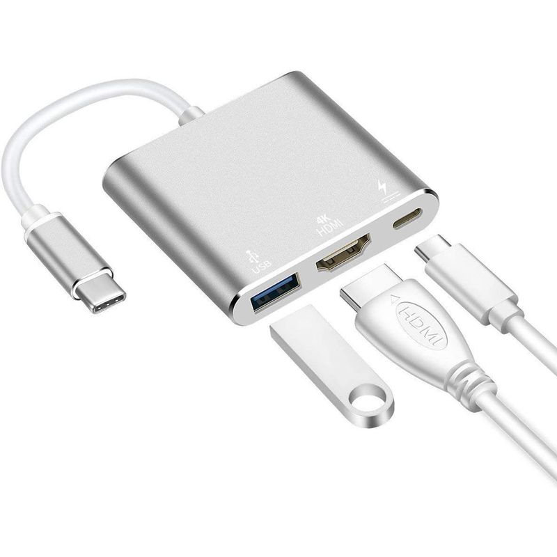 GENERICO - Adaptador multipuerto Tipo C a HDMI
