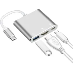 GENERICO - Adaptador multipuerto Tipo C a HDMI
