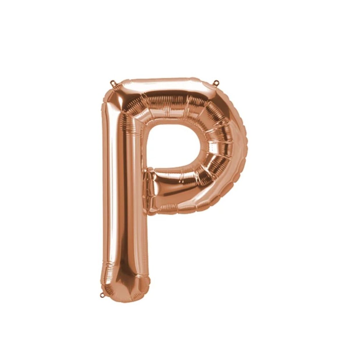 GENERICO - Globo Metalizado Letra "P" Oro Rosado 40 pulgadas