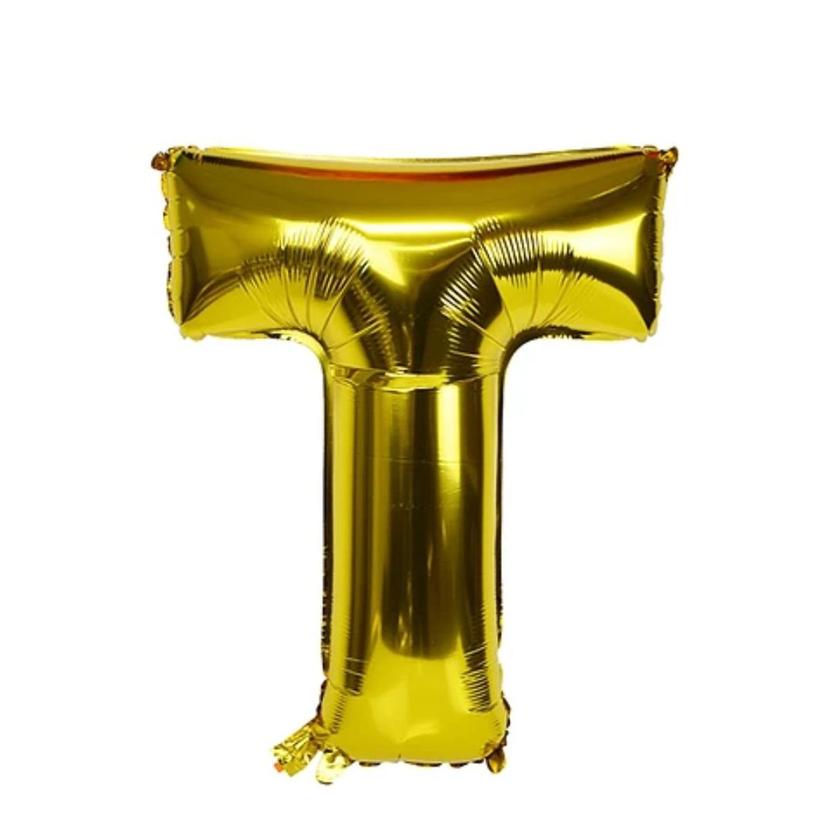 GENERICO - Globo Metalizado Letra "T" Dorado 40 pulgadas