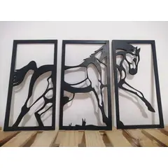 GENERICO - Cuadro De Caballo Galopando De Mdf