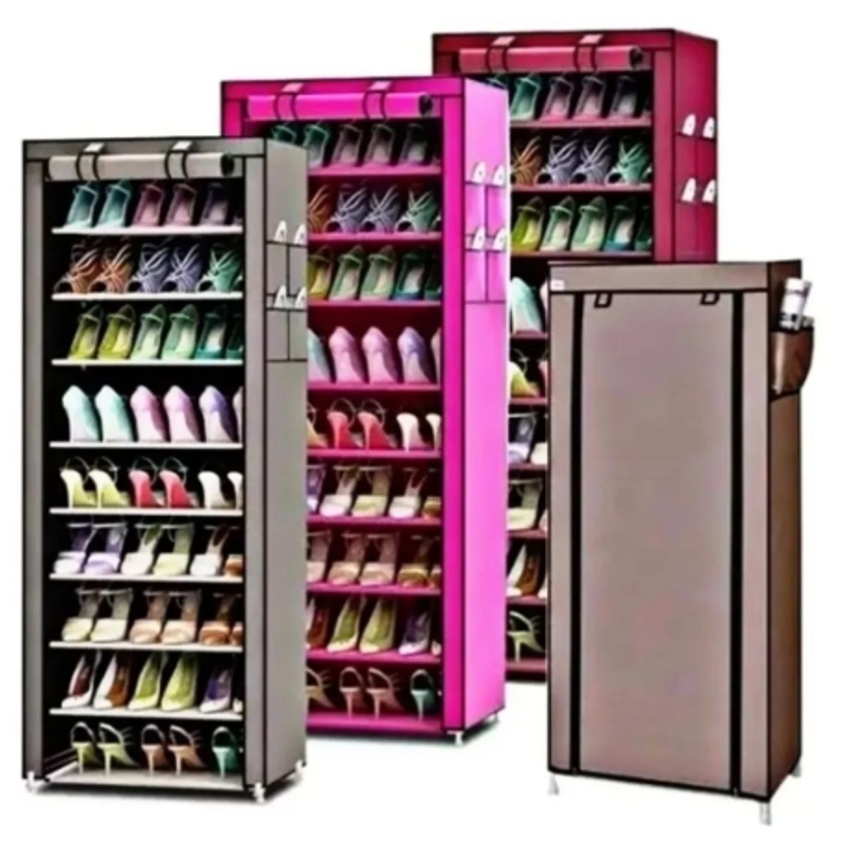 GENERICO - Organizador De Zapato Lona Zapatero Armable 30 Pares 9 Pisos