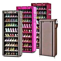 Organizador De Zapato Lona Zapatero Armable 30 Pares 9 Pisos