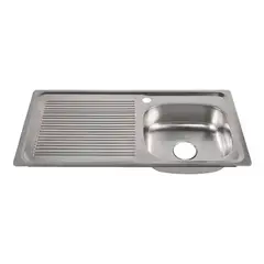 ESHOPANGIE - Lavaplatos Acero Inoxidable 102 X 50cms Secado Izquierdo